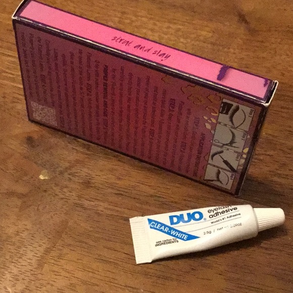 NWT Ersatz Limited Edition Flutter Lashes @makeupshayla #slay With Adhesive - Picture 3 of 5